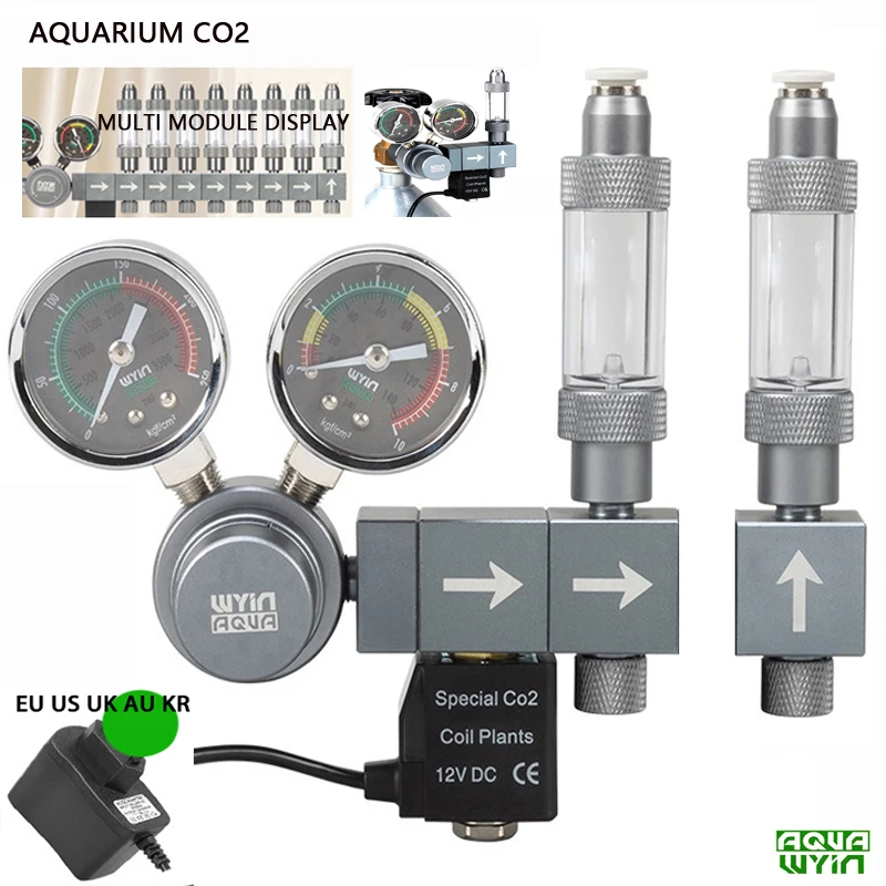 Co2 Regulator Dual Stage - Regulador de CO2 para Aquário com