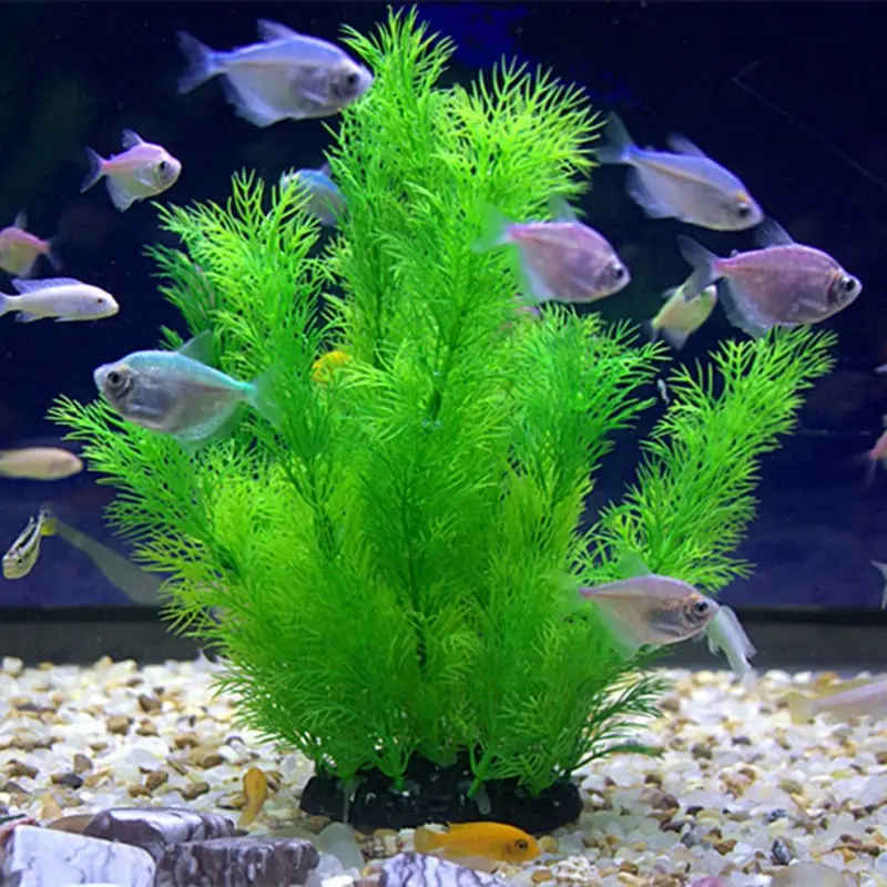 Planted Aquarium Materials - Plantas artificiais para decoração de aquário,