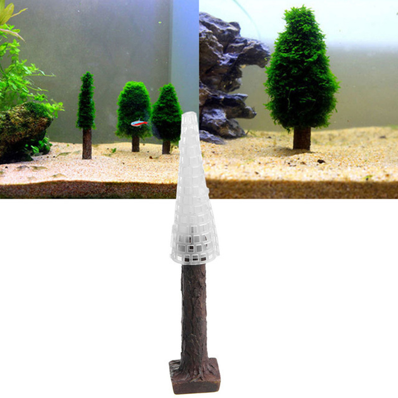 Planted Aquarium Moss - Decoração de aquário simulação natal musgo