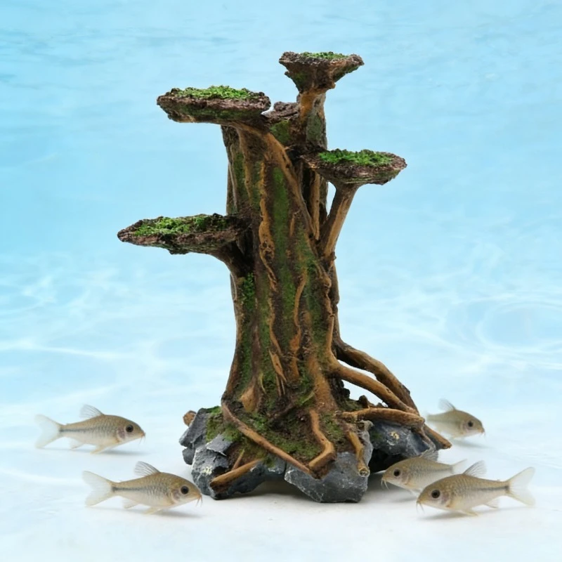 Planted Aquarium Moss - Decoração de Aquário: Árvore de Musgo