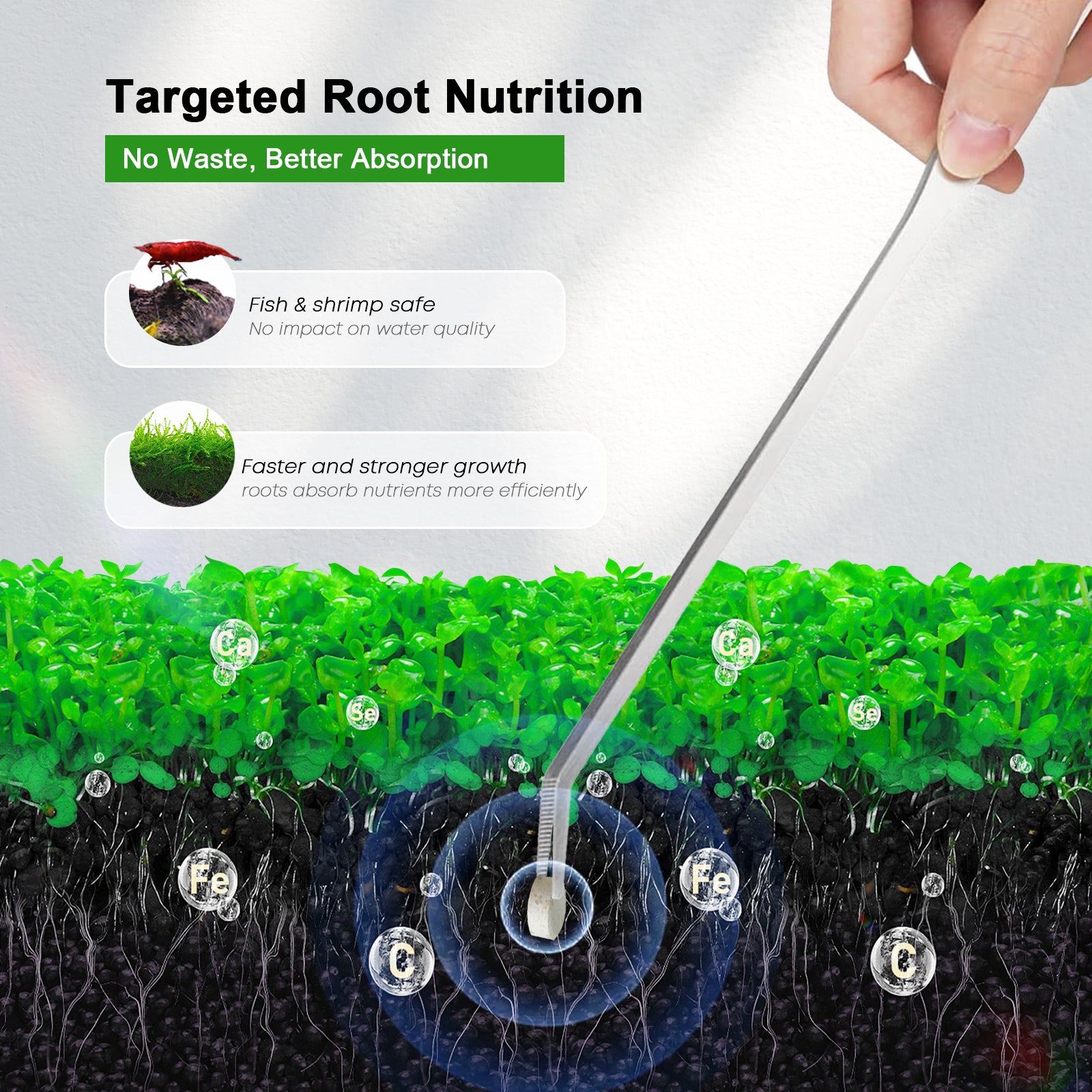 Aquarium Plant Root Tabs - FZONE Root Tabs: Acessórios de Fertilizante