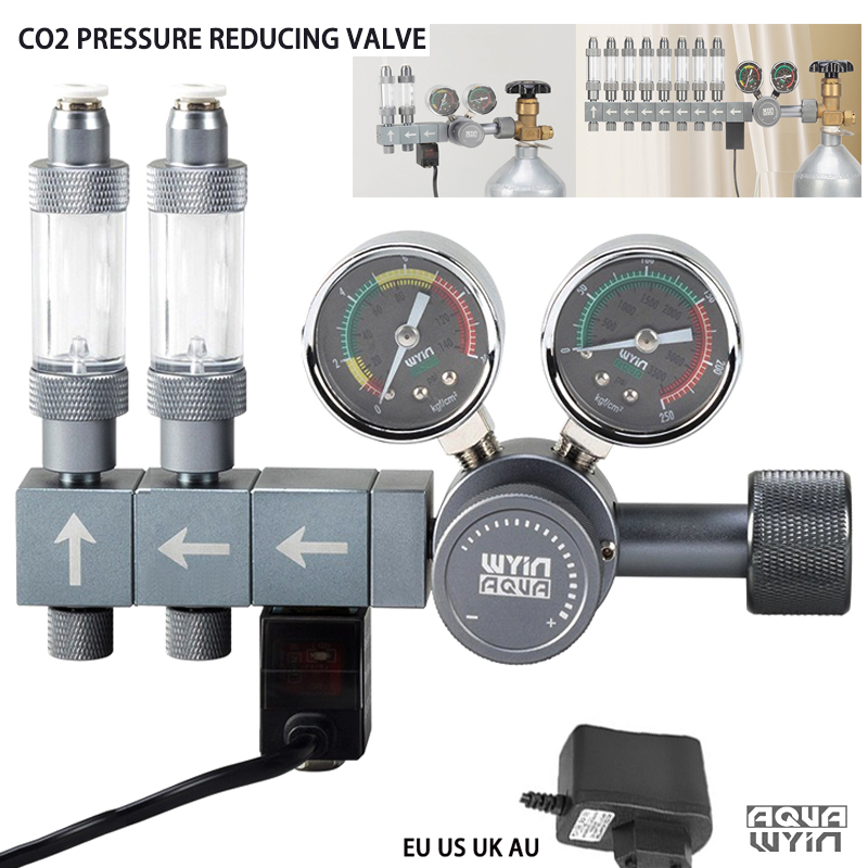Co2 Regulator Dual Stage - Regulador de CO2 DIY para Aquário,