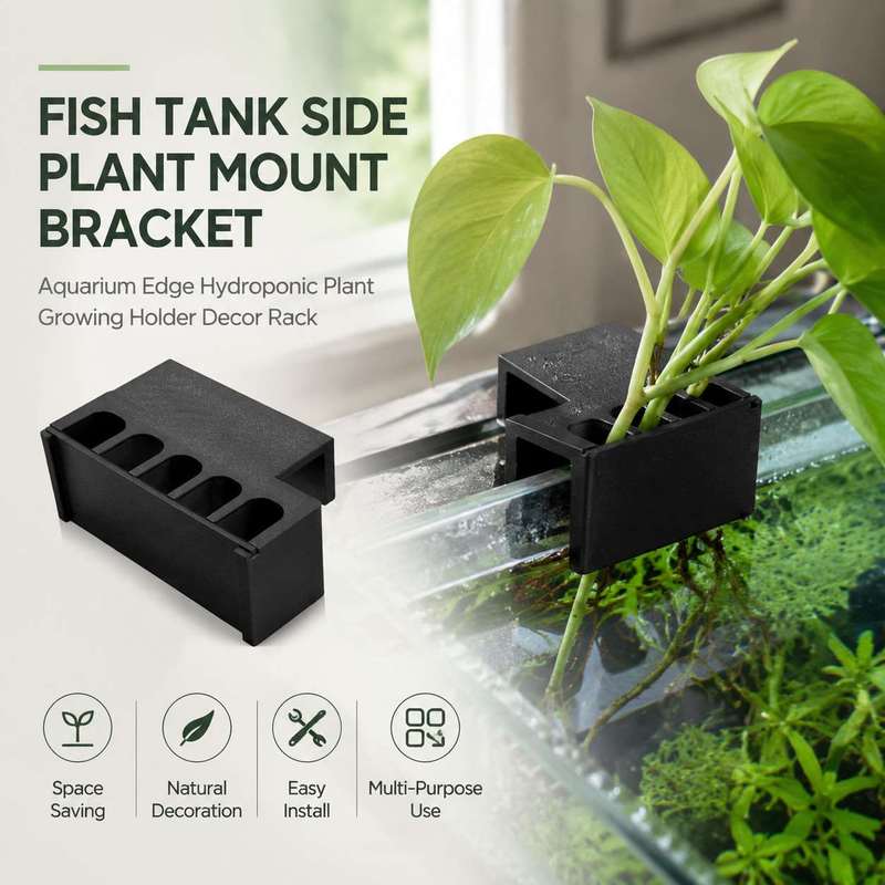 Aquarium Planted Soil - Suporte Lateral para Plantas de Aquário,