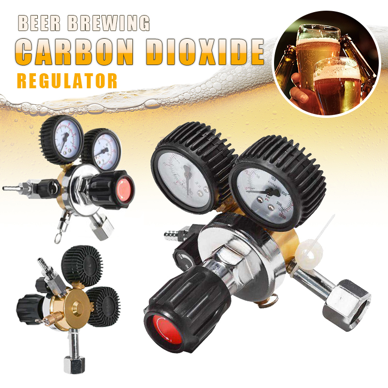 Co2 Regulator Dual Stage - Regulador de garrafa de gás co2