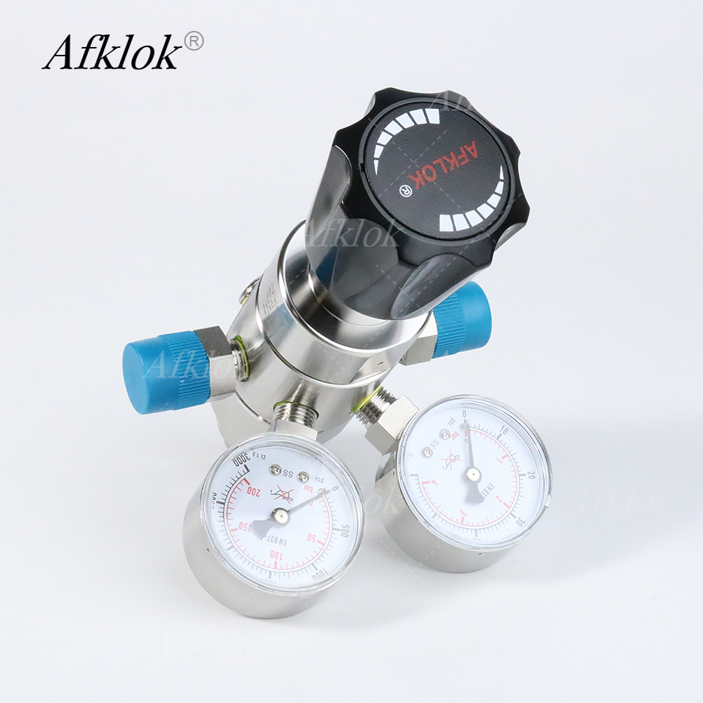 Co2 Regulator Dual Stage - Regulador de Pressão de Duplo Estágio