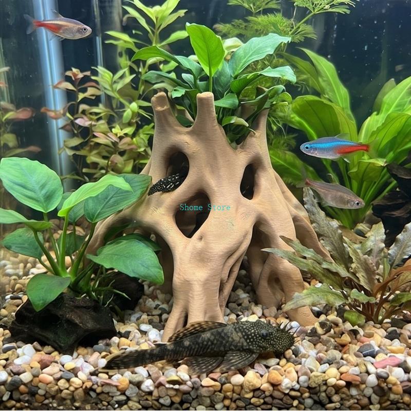 Caverna raiz natural para peix - Aquarium Planted Soil avaliação e preço