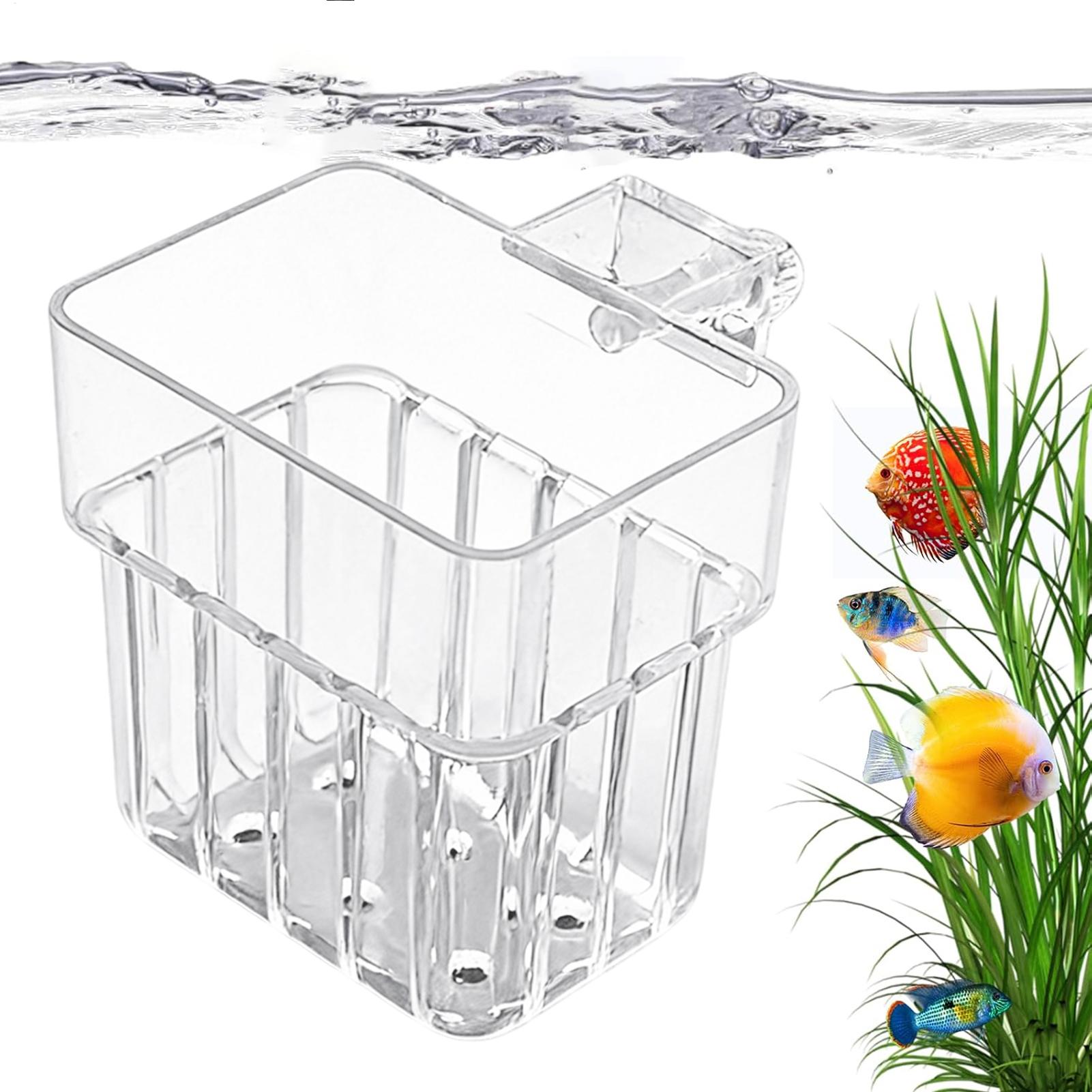Vaso Transparente Pendurável p - Aquarium Plant Holder avaliação e preço