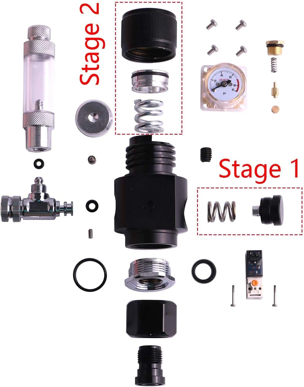Regulador de co2 para aquário, - Co2 Regulator Dual Stage avaliação e preço