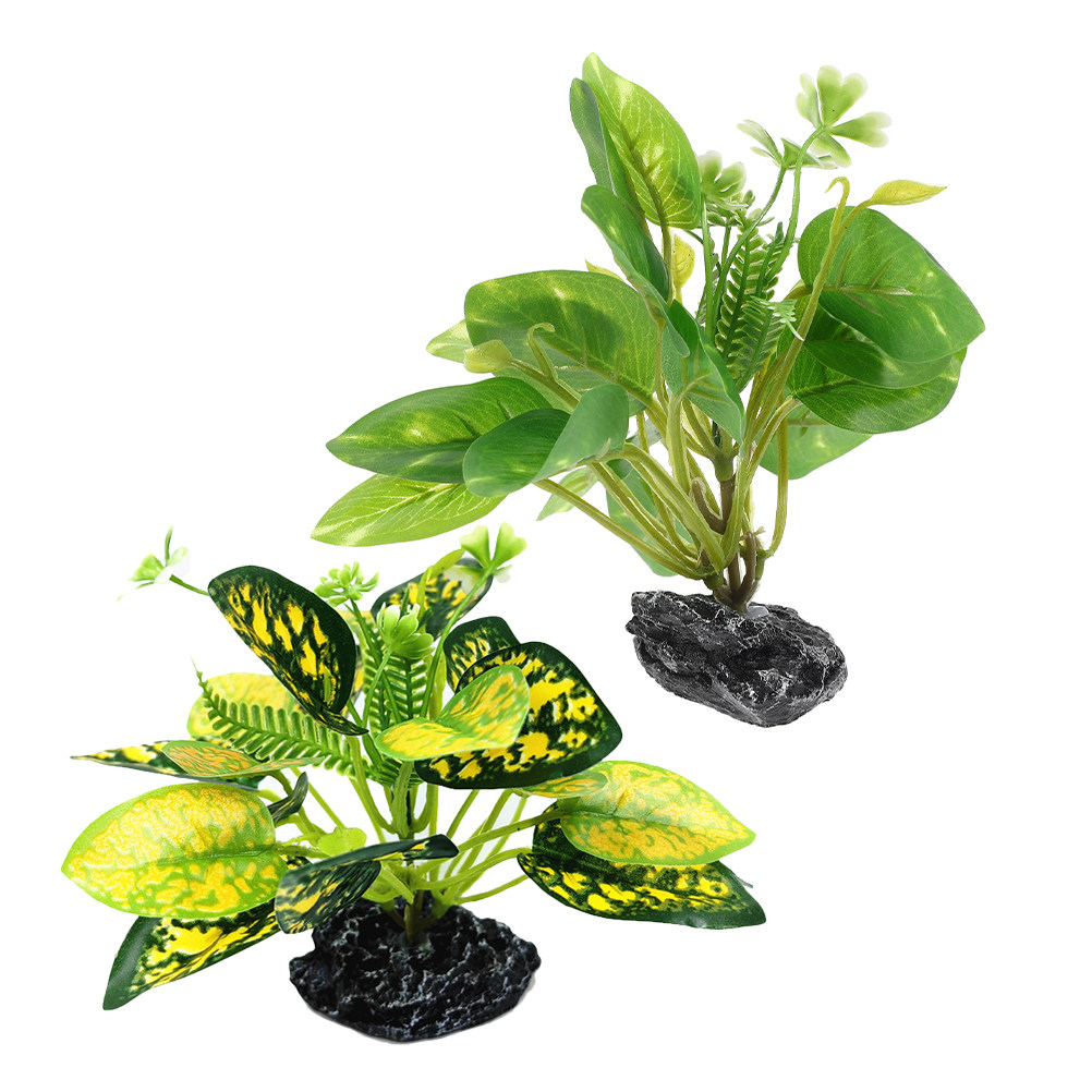 2 peças de plantas artificiais - Planted Aquarium Maintenance avaliação e preço