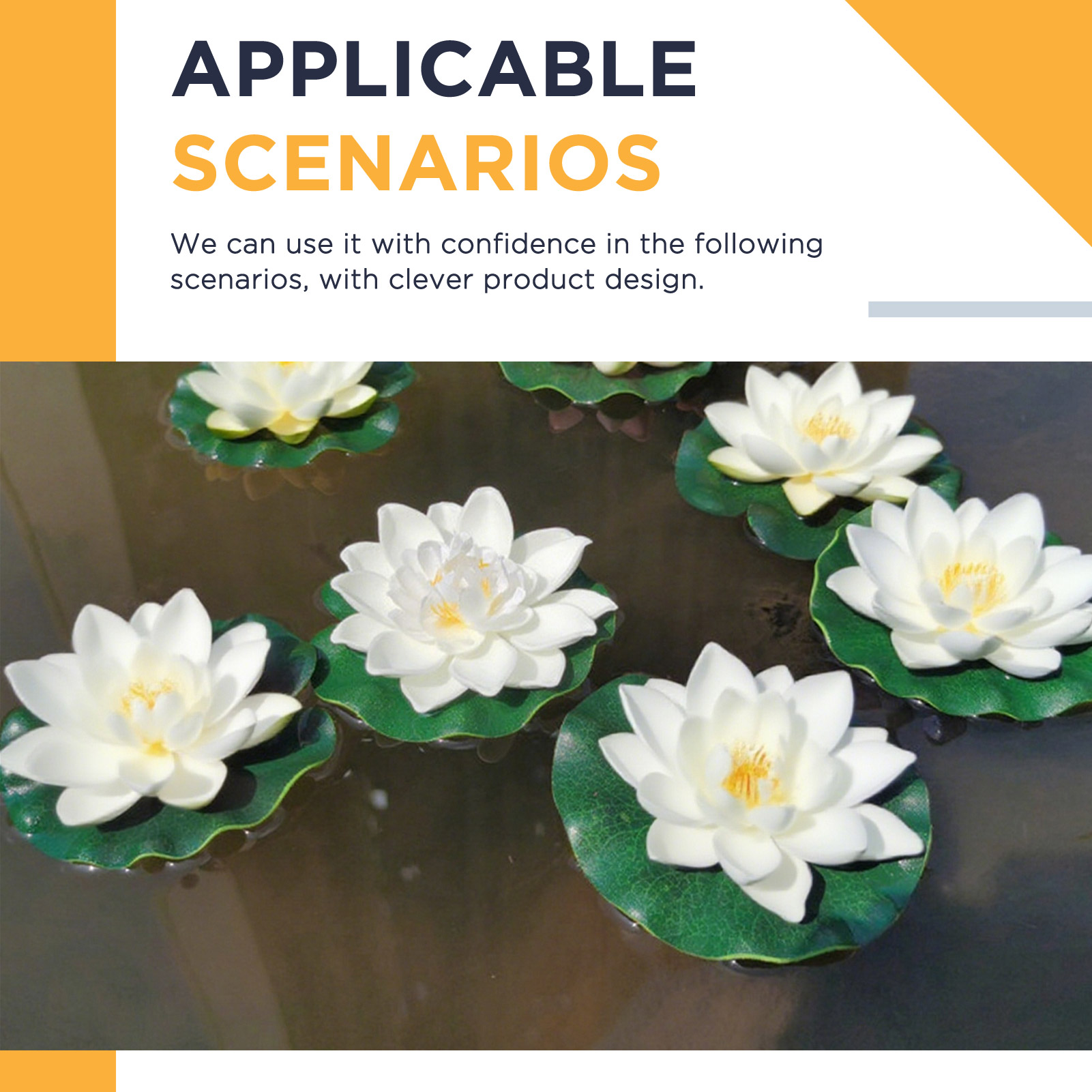 Conjunto com 5 peças de flores - Planted Aquarium Materials avaliação e preço