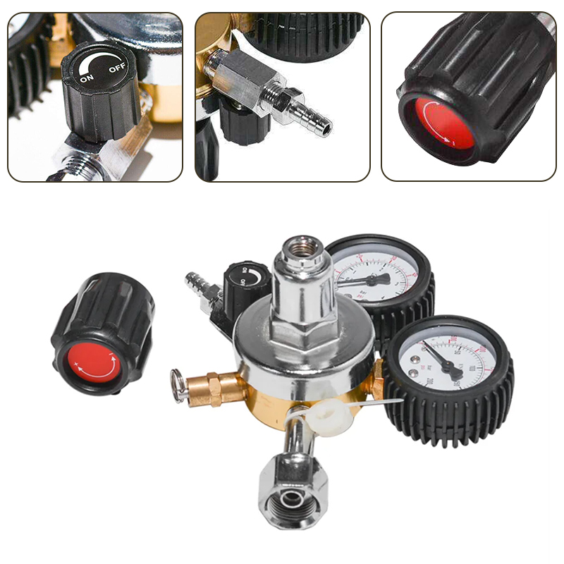 Regulador de garrafa de gás co - Co2 Regulator Dual Stage avaliação e preço
