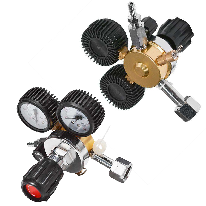 Regulador de garrafa de gás co - Co2 Regulator Dual Stage avaliação e preço
