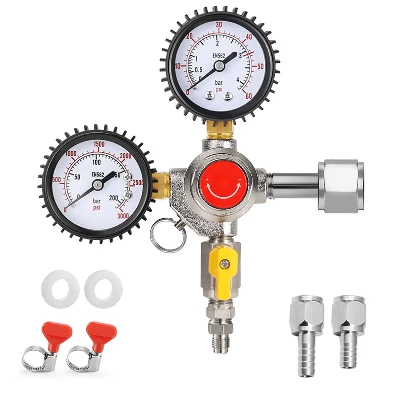 Regulador de CO2 para Cerveja, - Co2 Regulator Dual Stage avaliação e preço