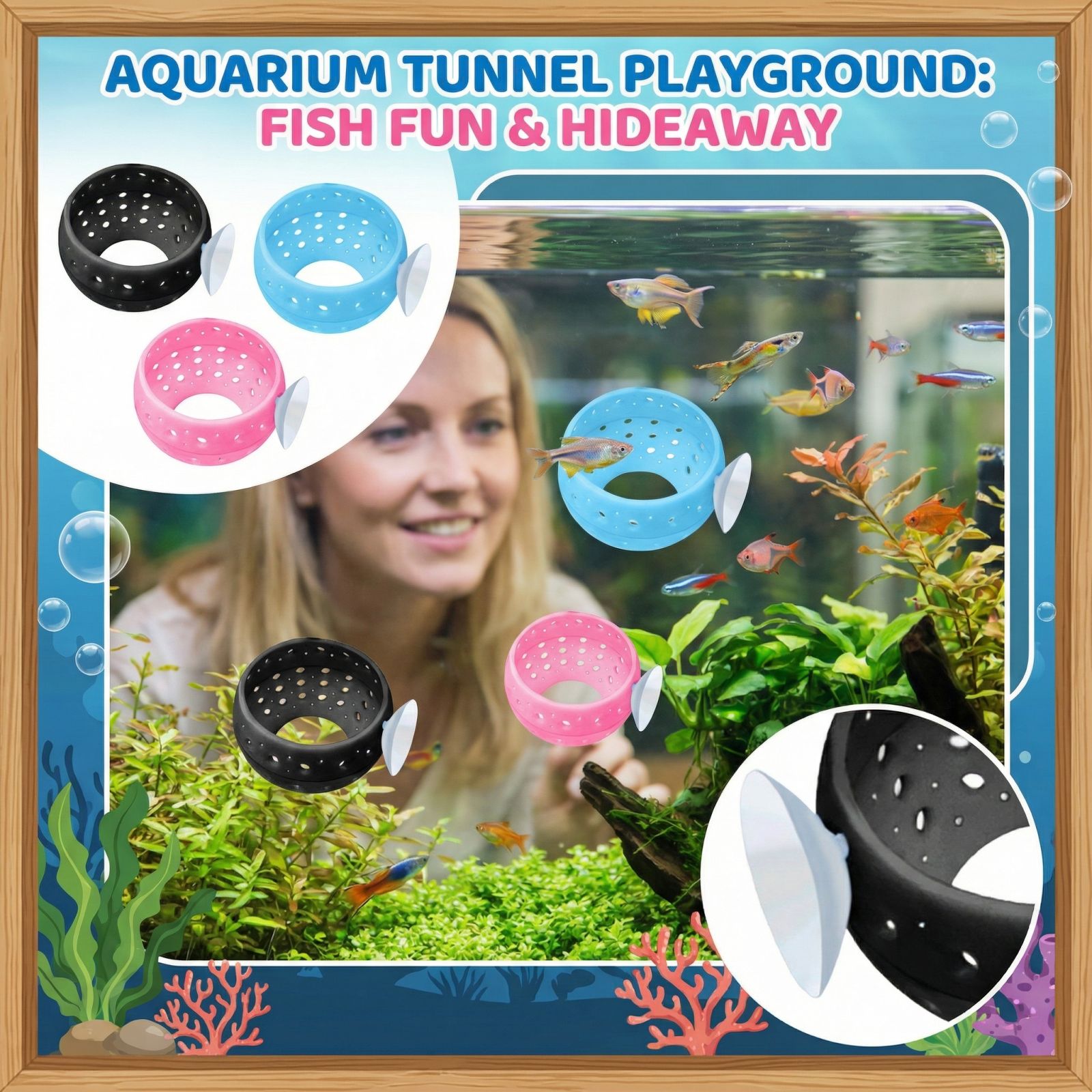 Túnel Esconderijo Betta Bulb p - Planted Aquarium Materials avaliação e preço