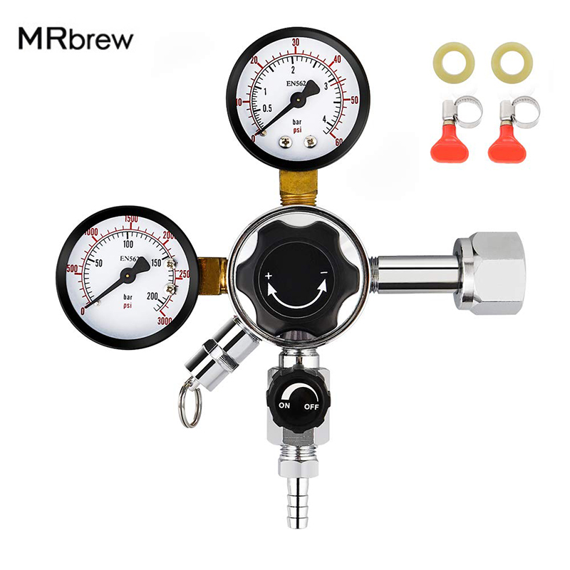 Regulador de cerveja de calibr - Co2 Regulator Dual Stage avaliação e preço